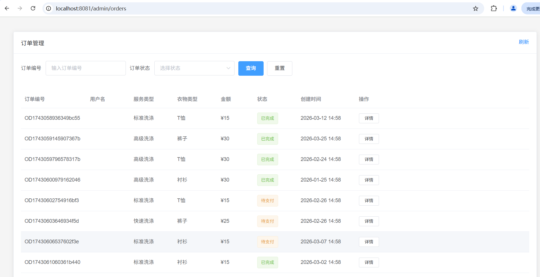 管理员数据统计